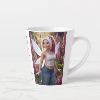 Foxtail Flower Fairy   Latte Mug