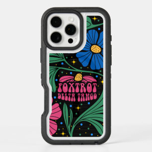 Foxtrot Delta Tango Flower Boho iPhone 16 Pro Max Case