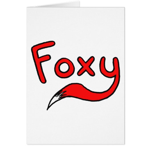Foxy Cards (Front)
