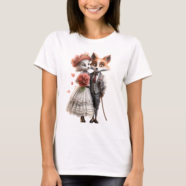 Foxy Couple T-Shirt (Front)