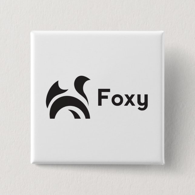 Foxy Design Button (Front)