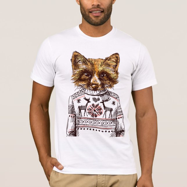 Foxy Dressed Fox T-Shirt (Front)