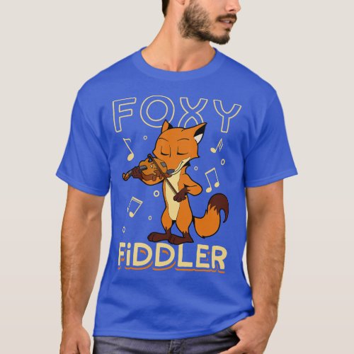 Foxy fiddler fox on the fiddle T_Shirt