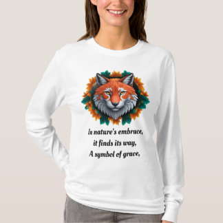 "Foxy Flair: Vibrant Fox T-Shirt" T-Shirt