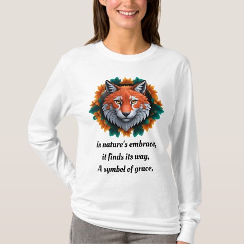 Foxy Flair Vibrant Fox T_Shirt T_Shirt