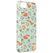 Foxy Floral Pattern Case-Mate iPhone Case (Back/Right)