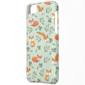 Foxy Floral Pattern Case-Mate iPhone Case (Back Left)