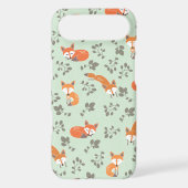 Foxy Floral Pattern Case-Mate iPhone Case (Back)