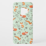 Foxy Floral Pattern Case-Mate Samsung Galaxy S9 Case<br><div class="desc">Adorable fox pattern designed in Adobe Illustrator.</div>