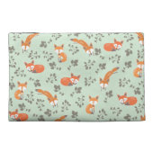 Foxy Floral Travel Makeup Bag (Back)