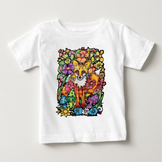 Foxy Fox Baby T-Shirt (Front)