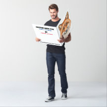 Foxy Fox Big Card - See Back