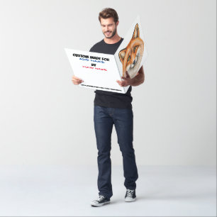 Foxy Fox Big Card - See Back