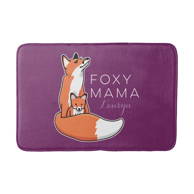 Foxy Fox Mama with Baby, Personalized