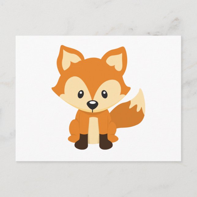 Foxy fox postcard (Front)