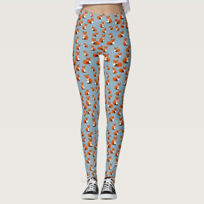 Foxy Foxes Leggings | Zazzle.com