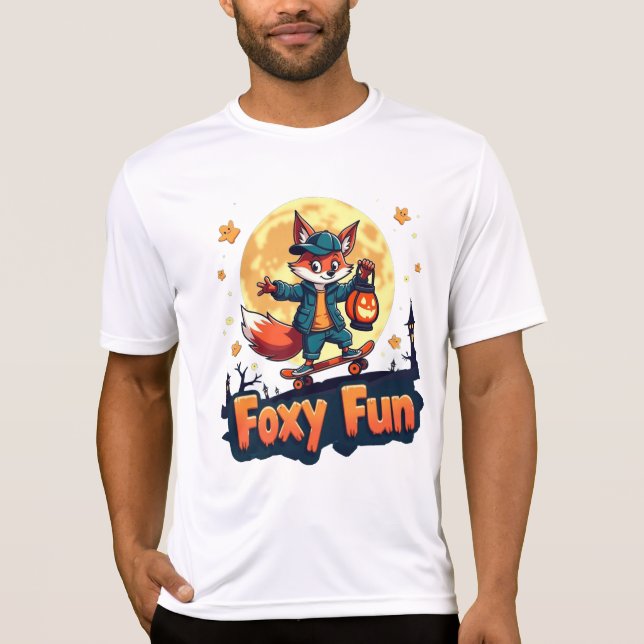 Foxy Fun Halloween Skate Tee (Front)