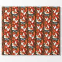 Tribal Woodland Animals Boy Baby Shower Birthday Wrapping Paper