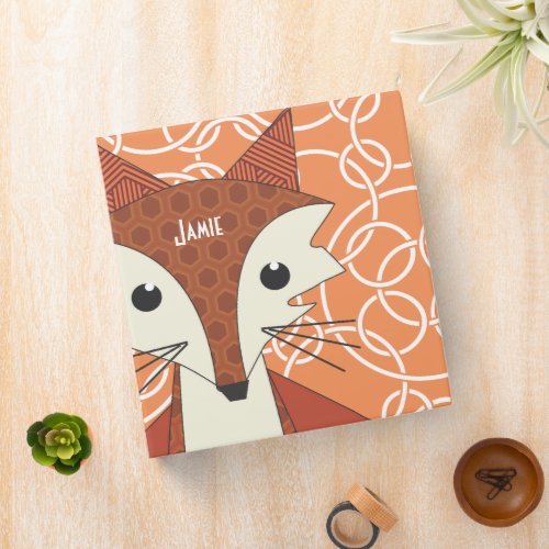 Foxy Geometric Binder