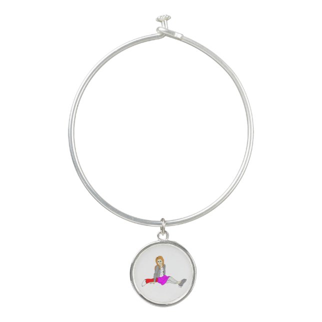 foxy girl bangle bracelet (Front)