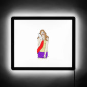 foxy girl LED sign (Front)