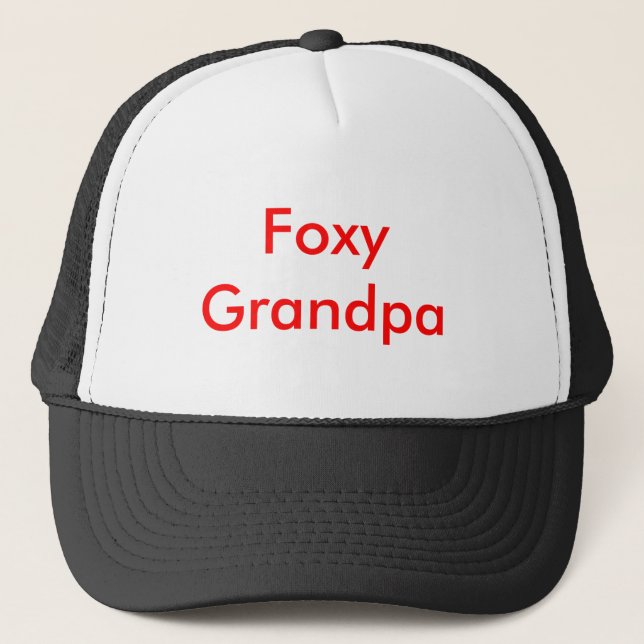 Foxy Grandpa Trucker Hat (Front)