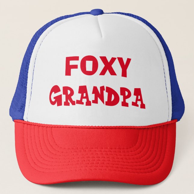 Foxy Grandpa Trucker Hat (Front)