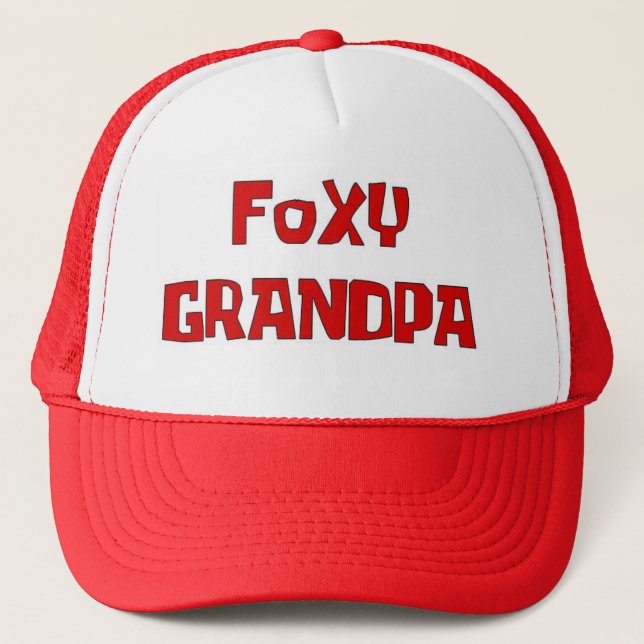 Foxy Grandpa Trucker Hat (Front)