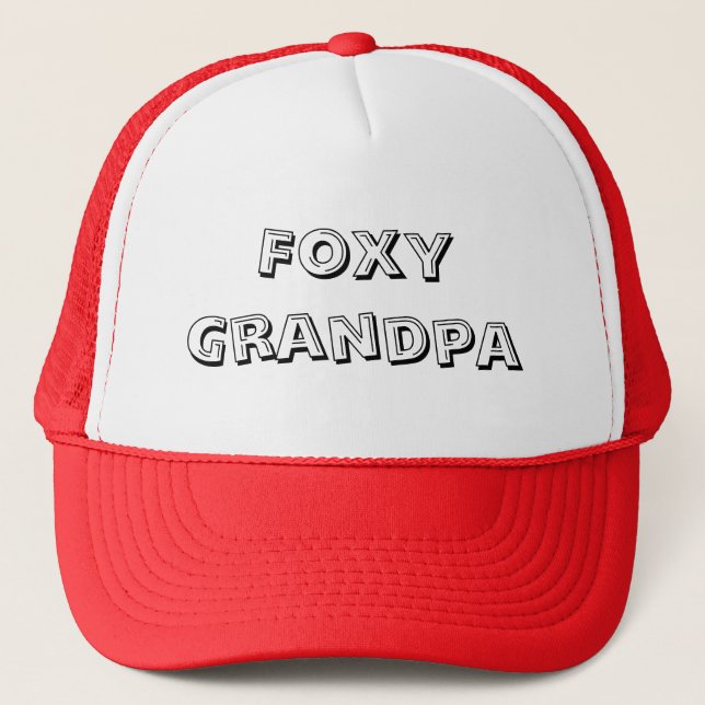 Foxy Grandpa Trucker Hat (Front)