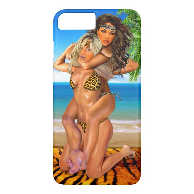 Foxy Jungle Wrestlers Case-Mate iPhone Case (Back)