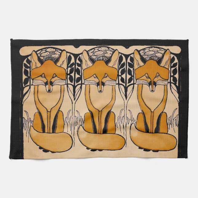 Foxy Kitchen Towel (Horizontal)