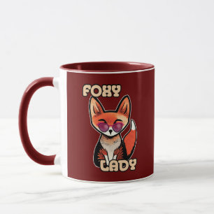 Foxy Lady Cute Fox Mug