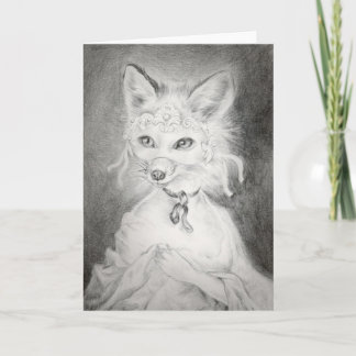 Foxy Lady Greeting Card