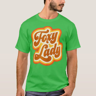 FOXY LADY Vintage Vintage 1970s Classic  T-Shirt