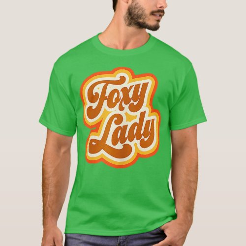 FOXY LADY Vintage Vintage 1970s Classic  T_Shirt