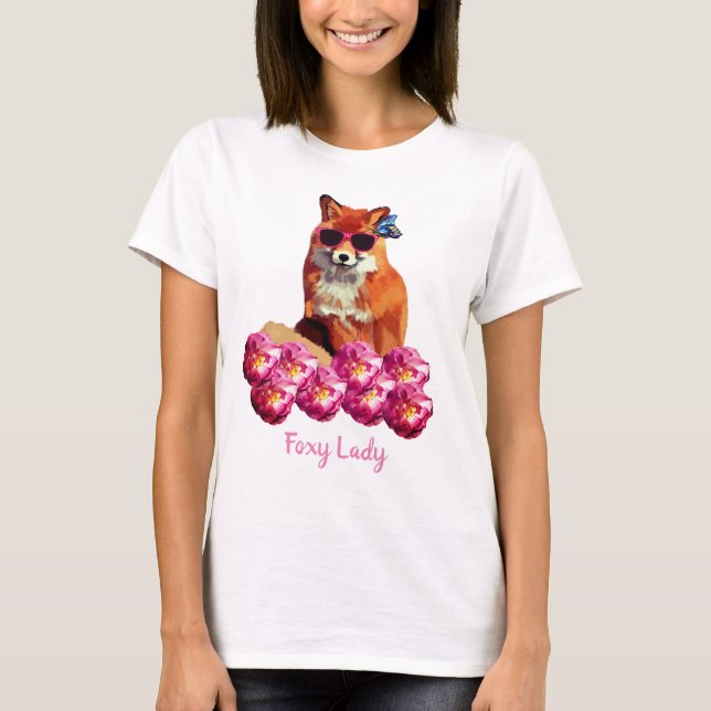 Foxy Lady  Women's Bella Flowy  T-Shirt (Front)