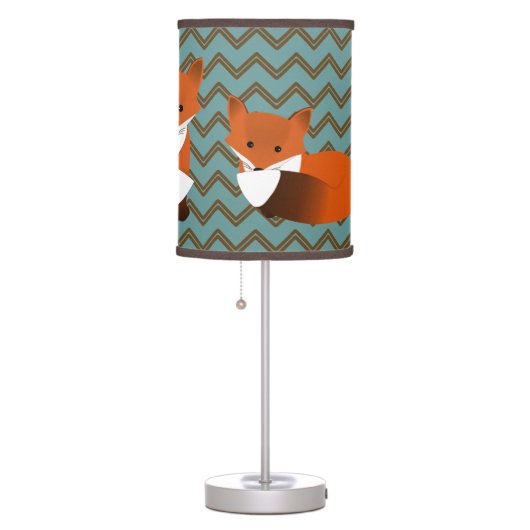 Foxy Little Foxes Lamp (Right)