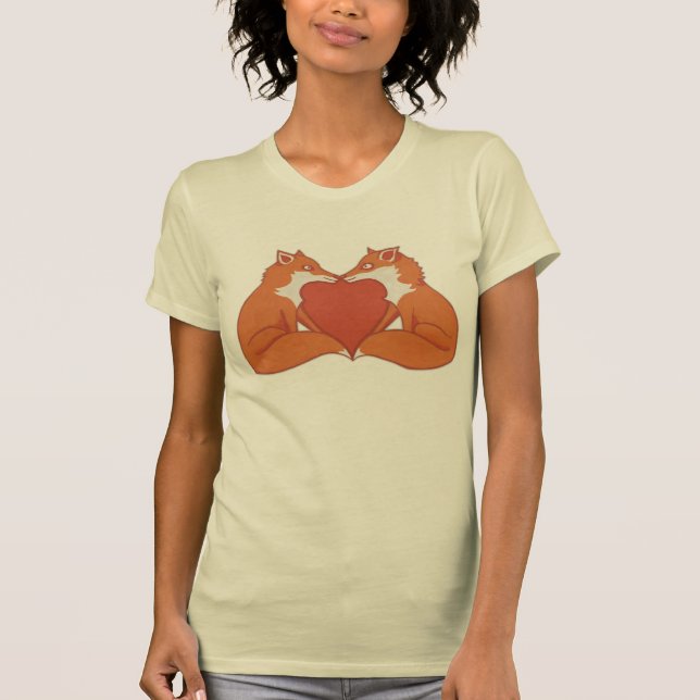 Foxy Love brown Women's T-shirt (Front)