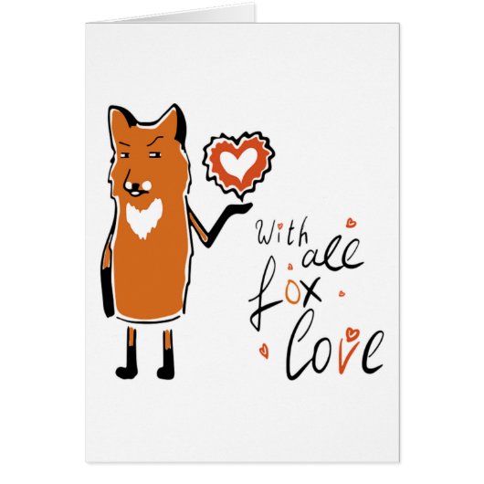 Foxy Love Cards (Front)