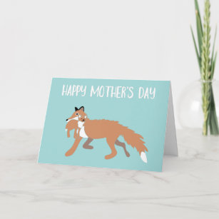 Foxy Mama Mother's Day Card from Husband