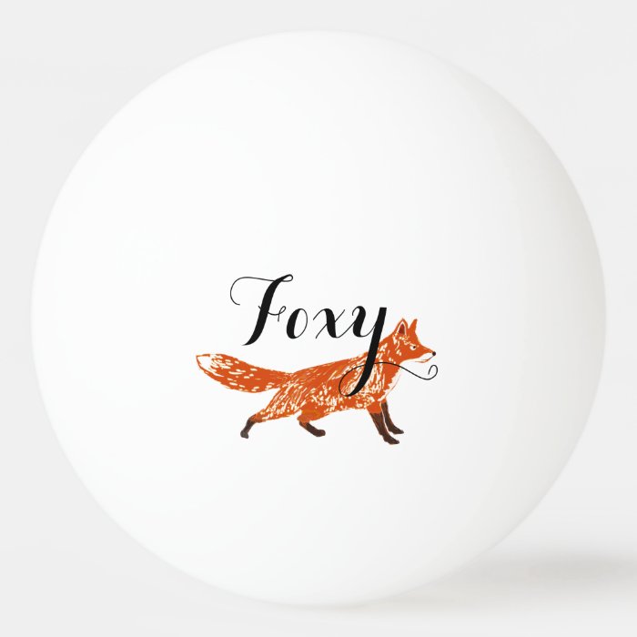 Foxy Ping Pong Ping Pong Ball