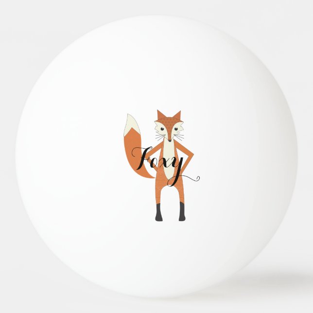 Foxy Ping Pong Ping-Pong Ball (Back)