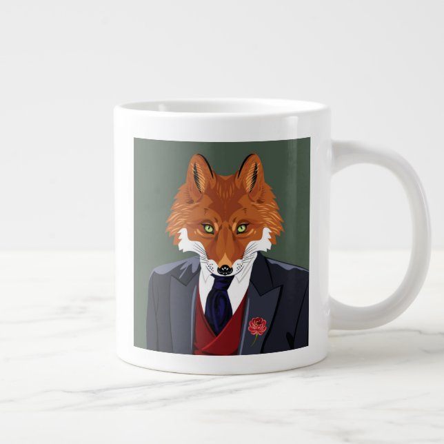 Foxy Portrait Giant Coffee Mug (Right)
