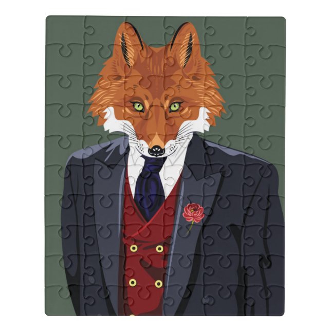 Foxy Portrait Jigsaw Puzzle (Puzzle Vertical)