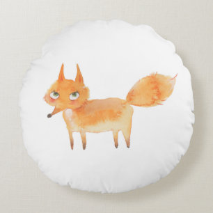 Foxy Round Pillow