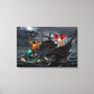 Foxy Roxy Vampire Rebel-High Seas Canvas Print