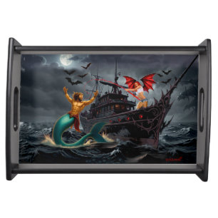 Foxy Roxy Vampire Rebel-High Seas Serving Tray
