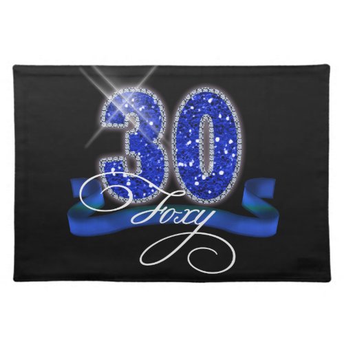 Foxy Thirty Sparkle ID191 Cloth Placemat