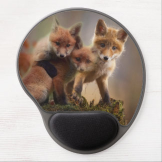 Foxy Triplets Gel Mouse Pad
