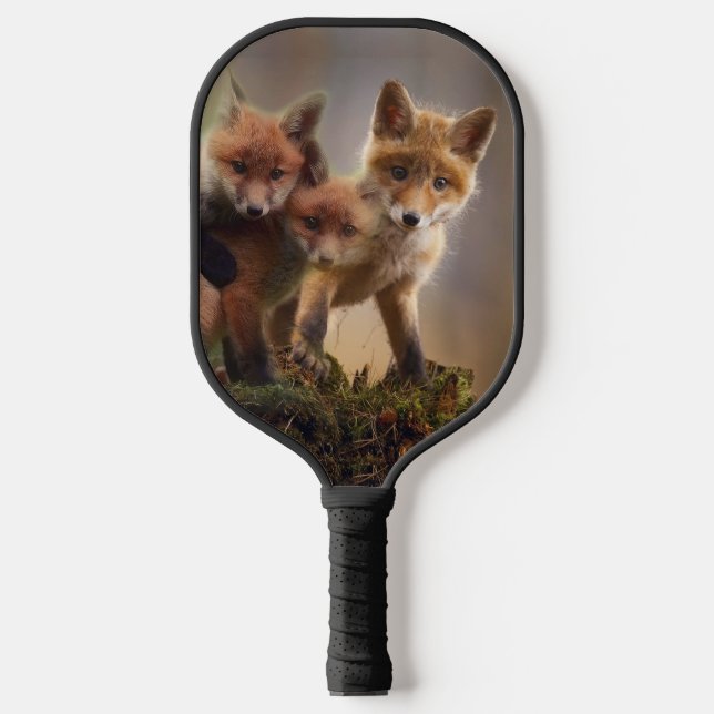 Foxy Triplets Pickleball Paddle (Front)